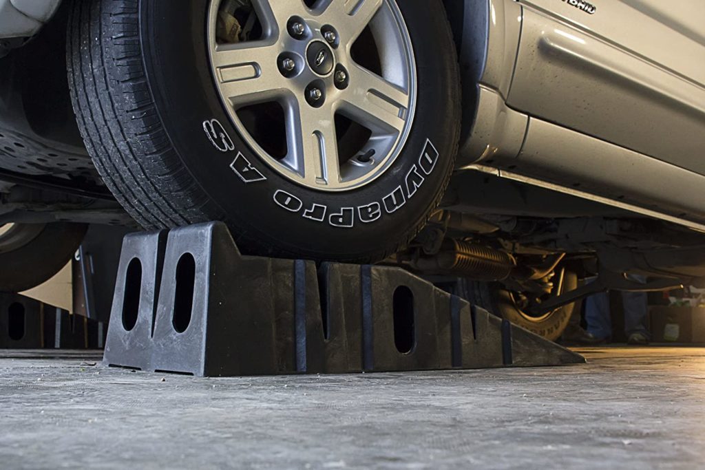 car ramp for oil change